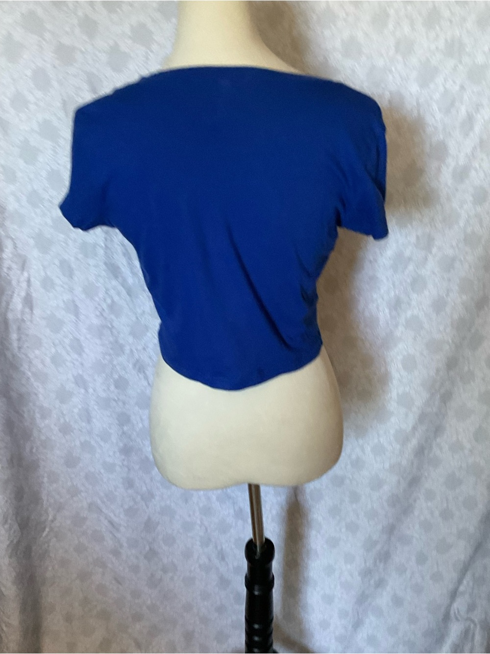 Rosio Blue Betty Boop Dodgers Crop Top - Picture 3 of 5